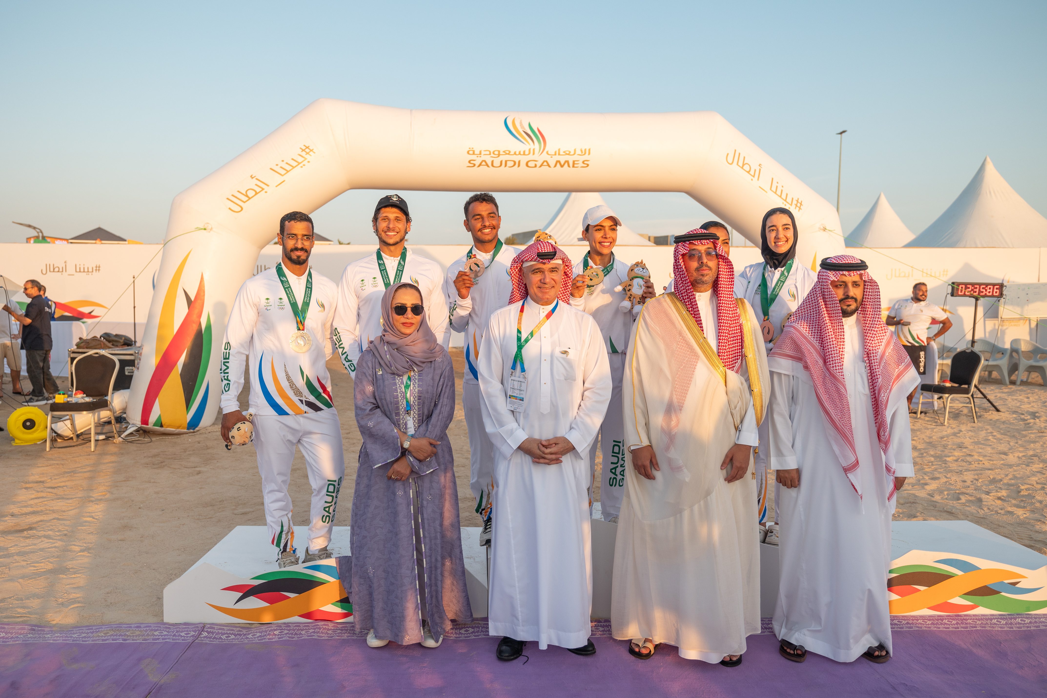 تتويج أبطال وبطلات التجديف الساحلي في دورة الألعاب السعودية 2024 بعد منافسات حماسية